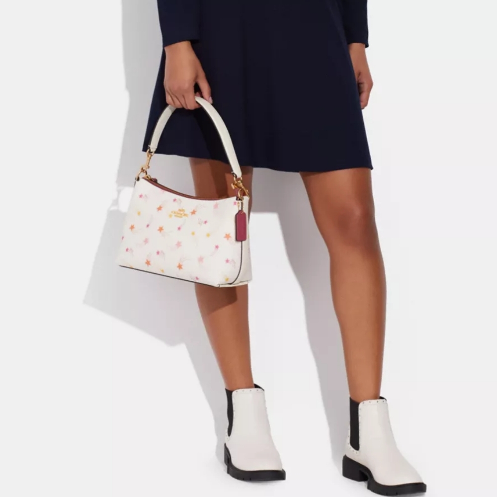 NWT COACH Star print Clara bag